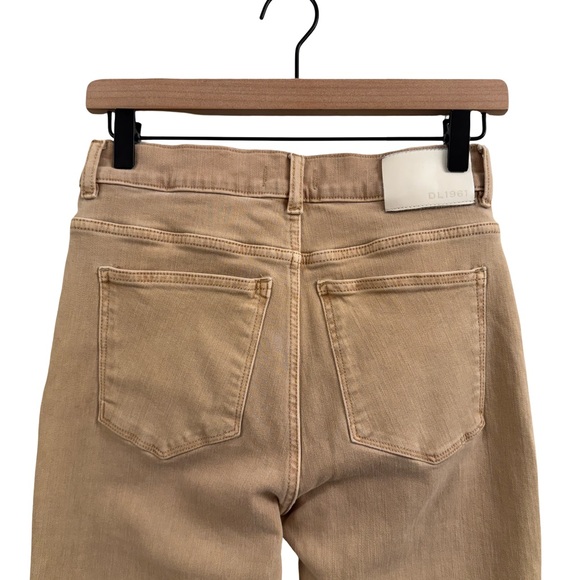 DL1961 Women's Flare Tan Jeans - Picture 5 of 13